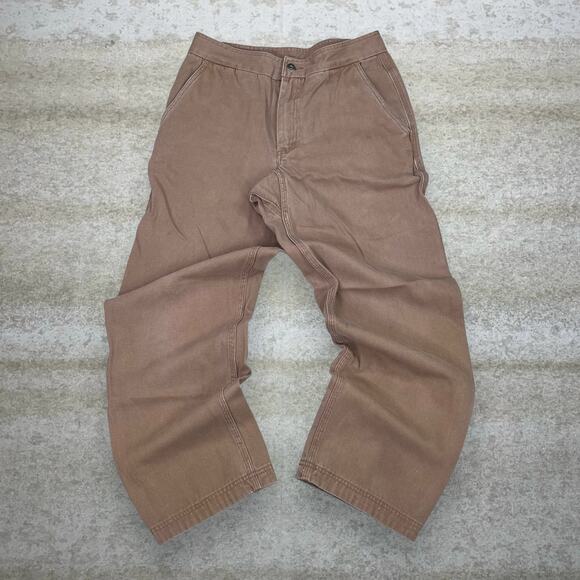 Duluth Trading Pants Tan Canvas Straight Fit - Picture 2 of 4
